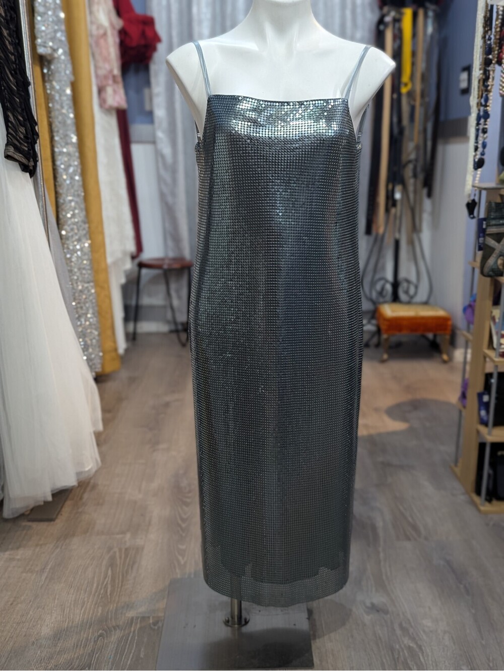 ASOS Metallic Chainmail Dress